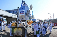 Aufstellung Karnevalszug Bonn Beuel 2015