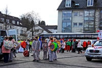 Karnevalszug Radevormwald Aufstellung