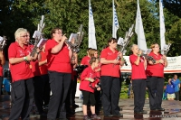 Schalmeienkapelle der FFw Malchin in Kübo 2015