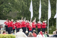 Schalmeienkapelle der FFw Malchin in Kübo 2015