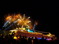 MSC Magnifica Feuerwerk