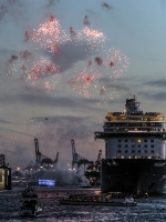 Mein Schiff 3 - Feuerwerk zur Taufe