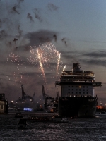 Mein Schiff 3 - Feuerwerk zur Taufe