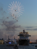 Mein Schiff 3 - Feuerwerk zur Taufe