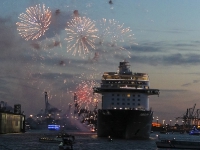 Mein Schiff 3 - Feuerwerk zur Taufe