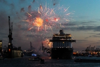 Mein Schiff 3 - Feuerwerk zur Taufe