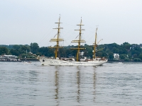 Gorch Fock - Auslaufen aus Hamburg