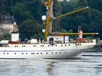 Gorch Fock - Auslaufen aus Hamburg