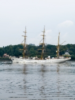 Gorch Fock - Auslaufen aus Hamburg