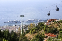 Cablecar und Berg