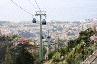 Cablecar und Berg